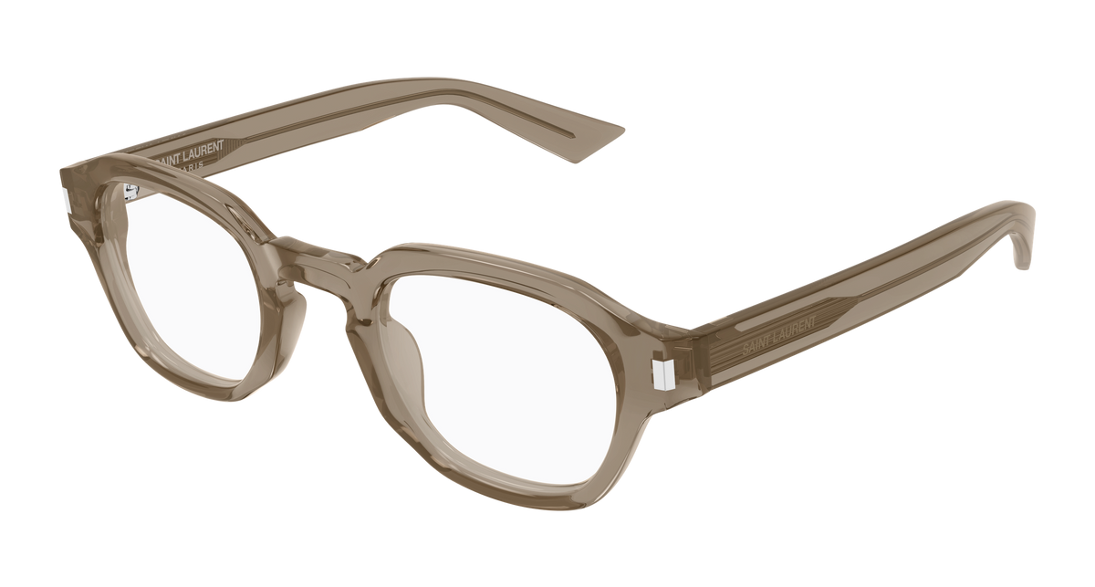 Saint Laurent Corner Angle SL 946 OPT Brun 005 vue trois-quarts - Les Lunettes de Pauline