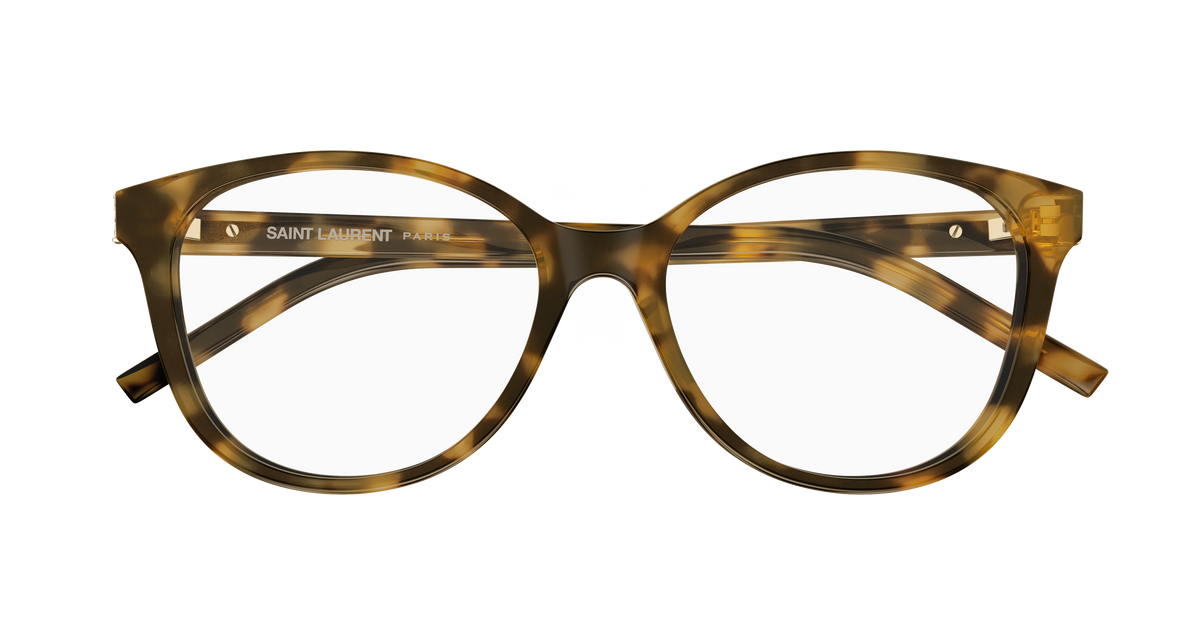 Saint Laurent Monogram SL M112 Havane 009 de face - Les Lunettes de Pauline