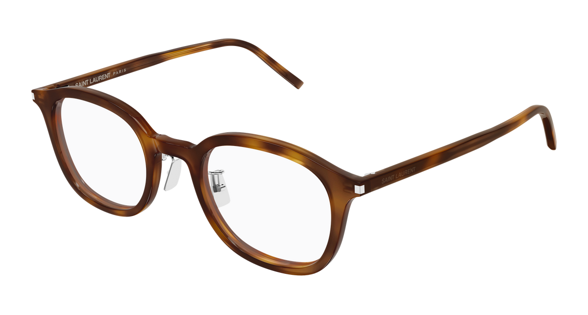 Saint Laurent Corner Angle SL 959/J Havane 002 vue trois-quarts - Les Lunettes de Pauline