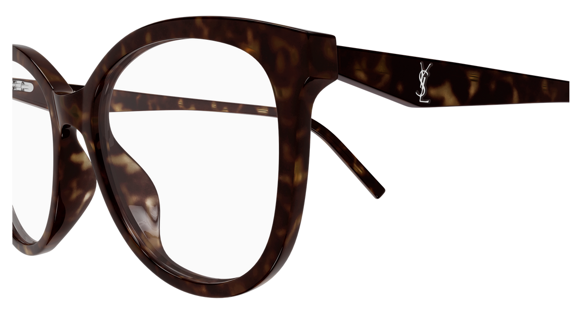 Saint Laurent Monogram SL M184 Havane 002 vue de profil - Les Lunettes de Pauline
