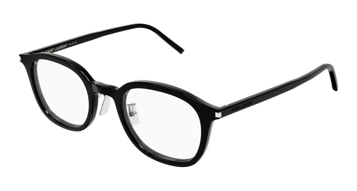 Saint Laurent Corner Angle SL 959/J Noir 001 vue trois-quarts - Les Lunettes de Pauline