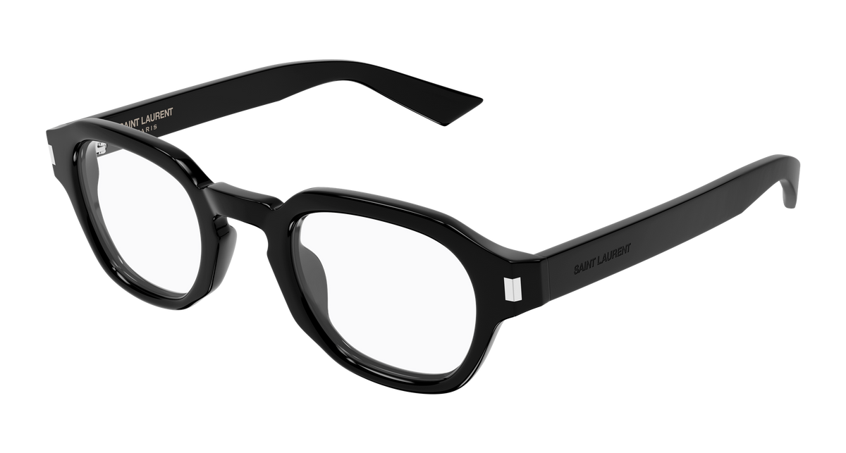 Saint Laurent Corner Angle SL 946 OPT Noir 001 vue trois-quarts - Les Lunettes de Pauline