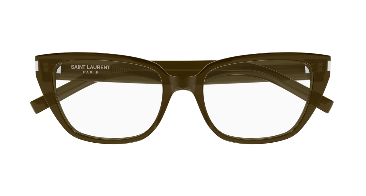 Saint Laurent Corner Angle SL 896 Brun 006 de face - Les Lunettes de Pauline