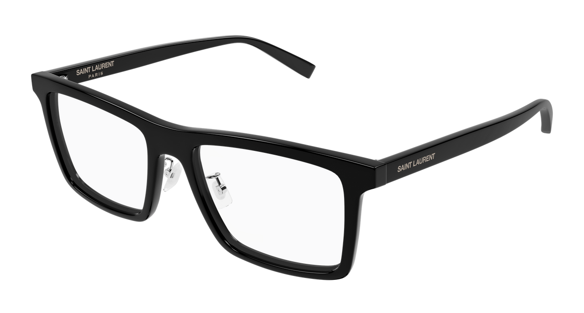 Saint Laurent SL Logo SL 906/F Noir 001 vue trois-quarts - Les Lunettes de Pauline