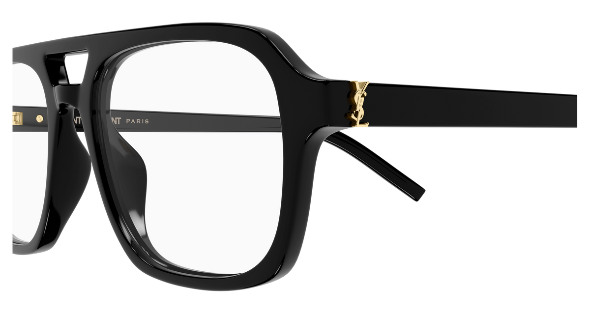 Saint Laurent Monogram SL M179 Noir 001 vue de profil - Les Lunettes de Pauline