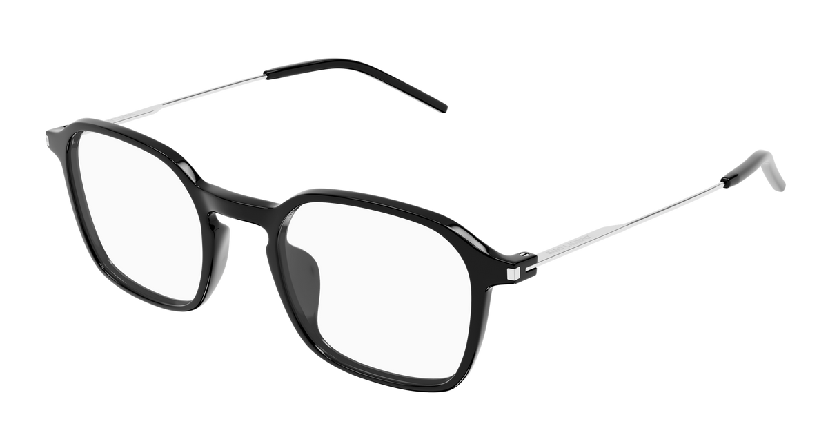 Saint Laurent Corner Angle SL 954 Noir 001 vue trois-quarts - Les Lunettes de Pauline