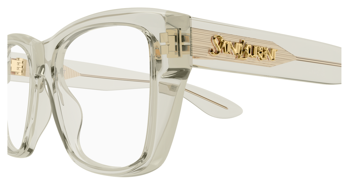 Saint Laurent SL Logo SL 925 Vert 004 vue de profil - Les Lunettes de Pauline