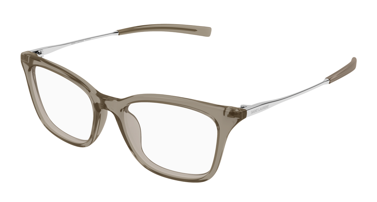 Saint Laurent SL Logo SL 933 Brun 003 vue trois-quarts - Les Lunettes de Pauline