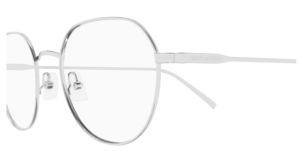 Saint Laurent SL Logo SL 953 OPT Argent 002 vue de profil - Les Lunettes de Pauline