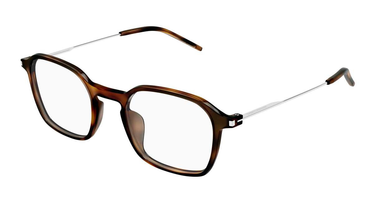 Saint Laurent Corner Angle SL 954 Havane 002 vue trois-quarts - Les Lunettes de Pauline