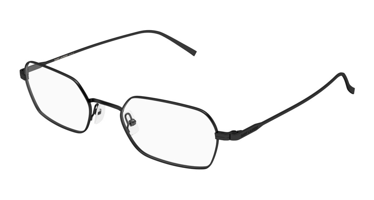 Saint Laurent SL Logo SL 952 OPT Noir 001 vue trois-quarts - Les Lunettes de Pauline