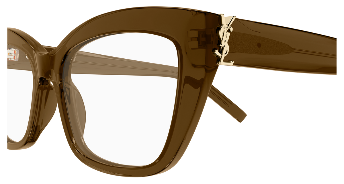 Saint Laurent Monogram SL M117 Brun 011 vue de profil - Les Lunettes de Pauline