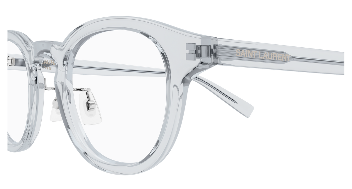 Saint Laurent SL Logo SL 907/F Gris 003 vue de profil - Les Lunettes de Pauline