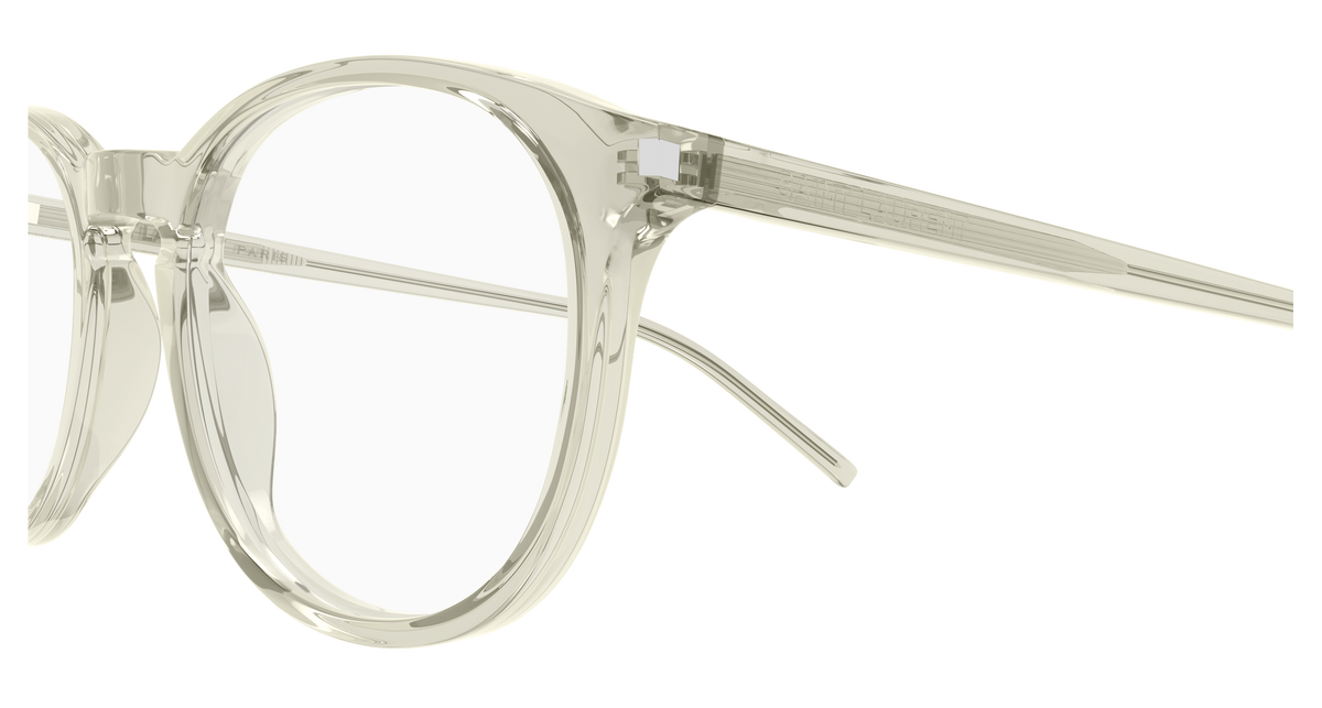 Saint Laurent Corner Angle SL 106 Vert 028 vue de profil - Les Lunettes de Pauline