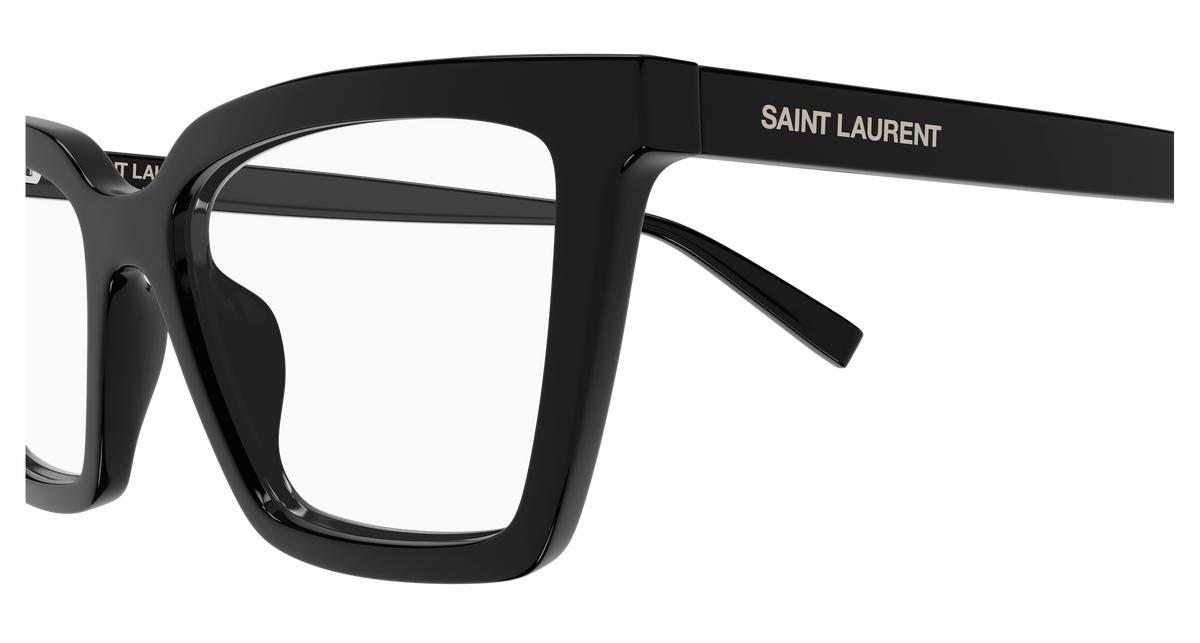 Saint Laurent SL Logo SL 912 Noir 001 vue de profil - Les Lunettes de Pauline