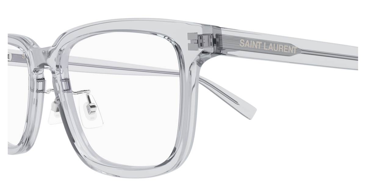 Saint Laurent SL Logo SL 916/F Gris 003 vue de profil - Les Lunettes de Pauline