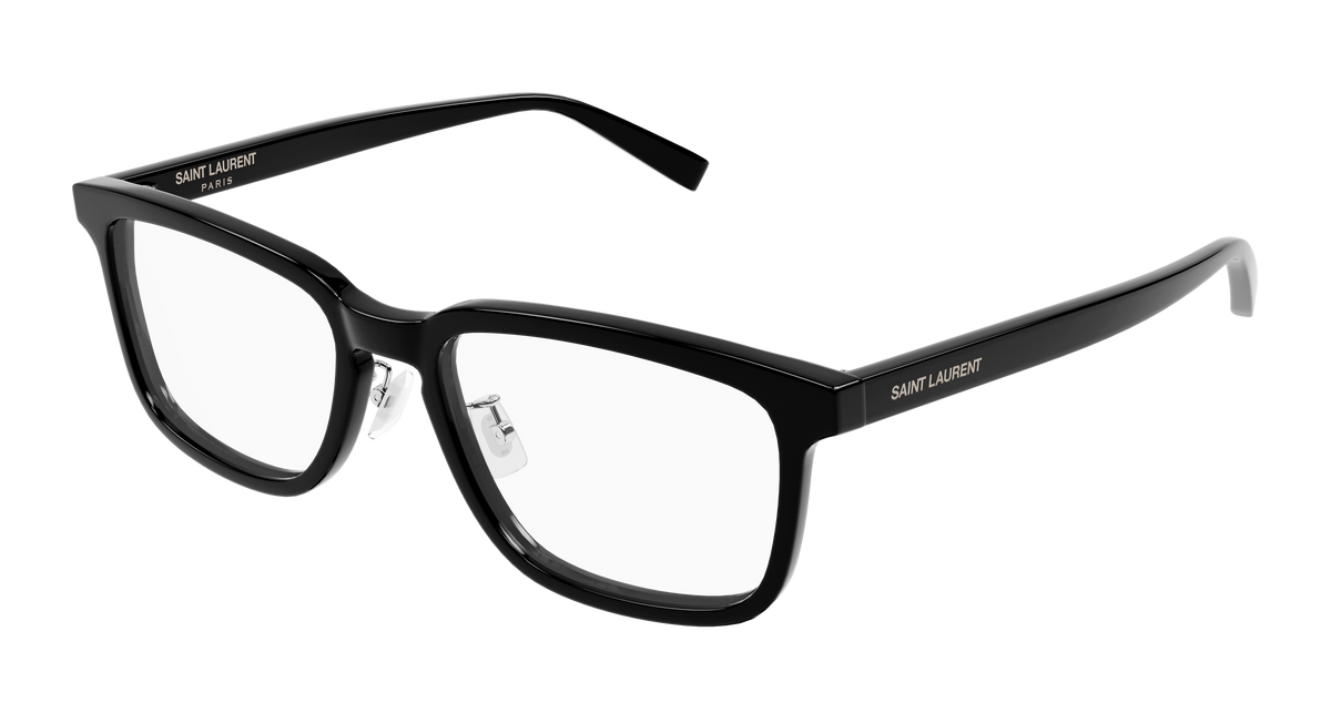 Saint Laurent SL Logo SL 916/F Noir 001 vue trois-quarts - Les Lunettes de Pauline