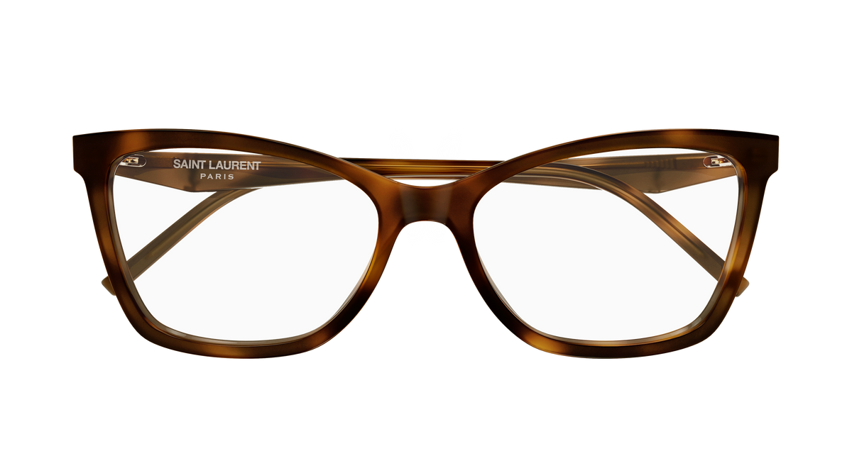 Saint Laurent Monogram SL M183 Havane 003 de face - Les Lunettes de Pauline