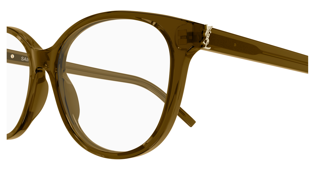 Saint Laurent Monogram SL M112 Brun 008 vue de profil - Les Lunettes de Pauline