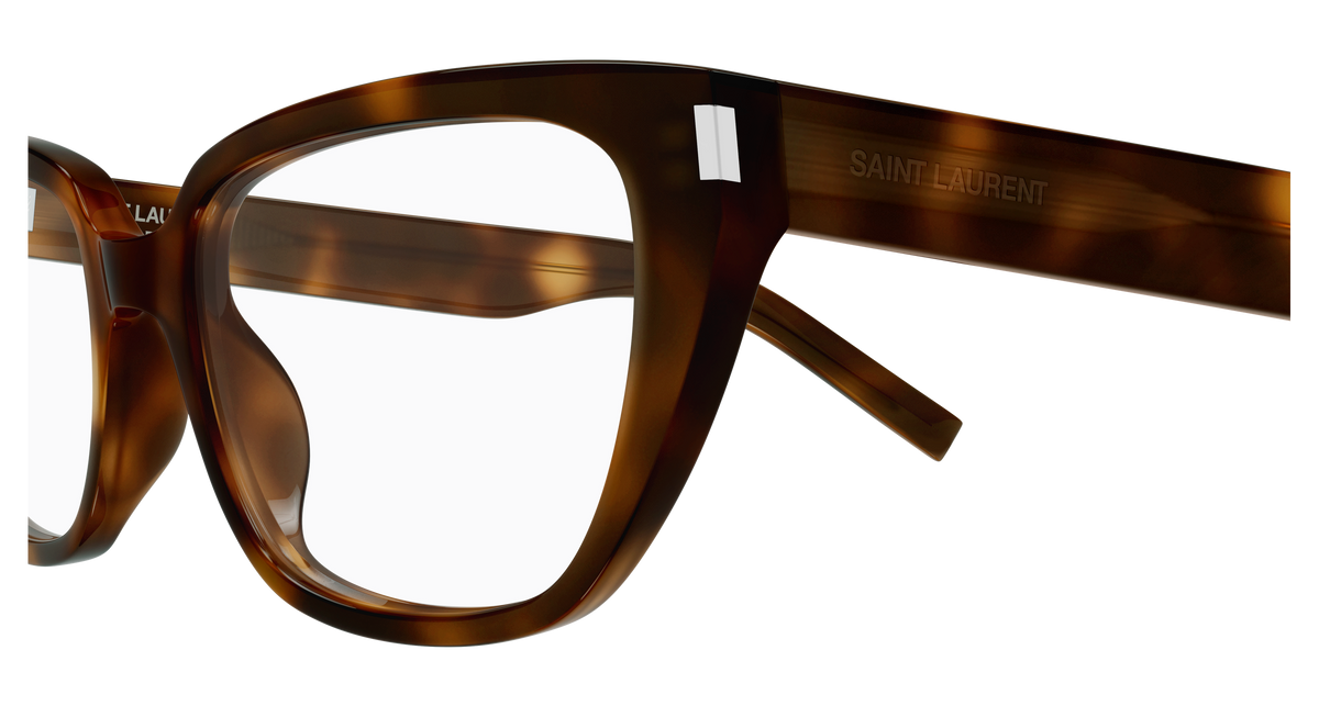 Saint Laurent Corner Angle SL 896 Havane 003 vue de profil - Les Lunettes de Pauline
