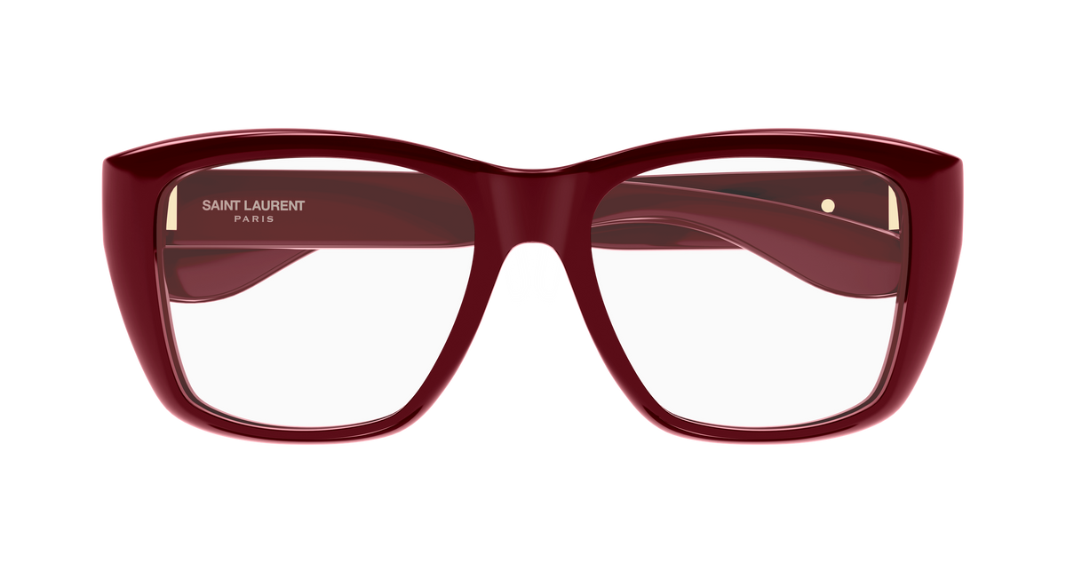 Saint Laurent SL Logo SL 925 Rouge 005 de face - Les Lunettes de Pauline