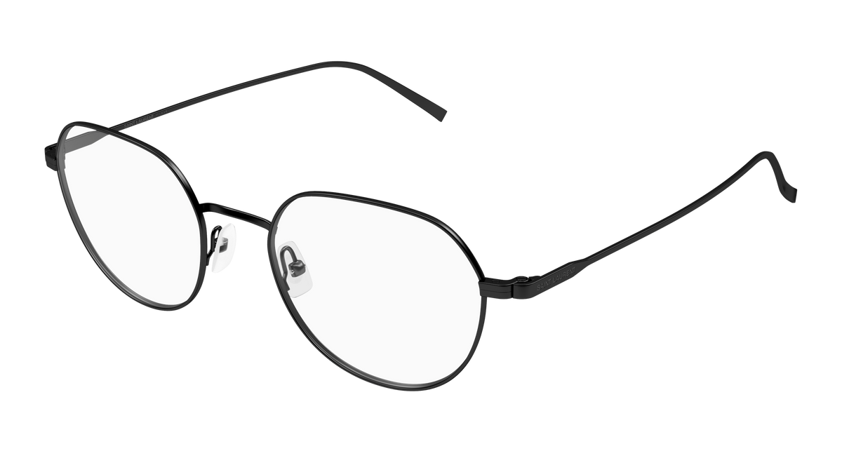 Saint Laurent SL Logo SL 953 OPT Noir 001 vue trois-quarts - Les Lunettes de Pauline