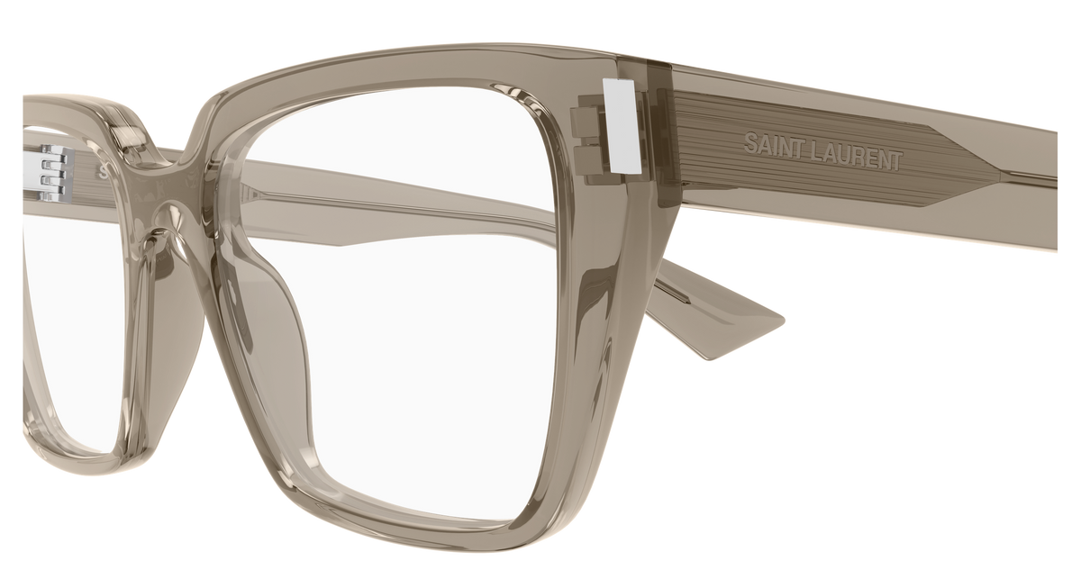 Saint Laurent Corner Angle SL 930 Brun 003 vue de profil - Les Lunettes de Pauline