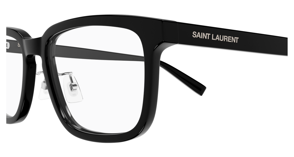 Saint Laurent SL Logo SL 916/F Noir 001 vue de profil - Les Lunettes de Pauline