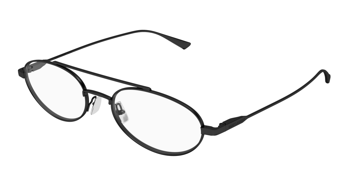 Saint Laurent SL Logo SL 951 OPT Noir 001 vue trois-quarts - Les Lunettes de Pauline