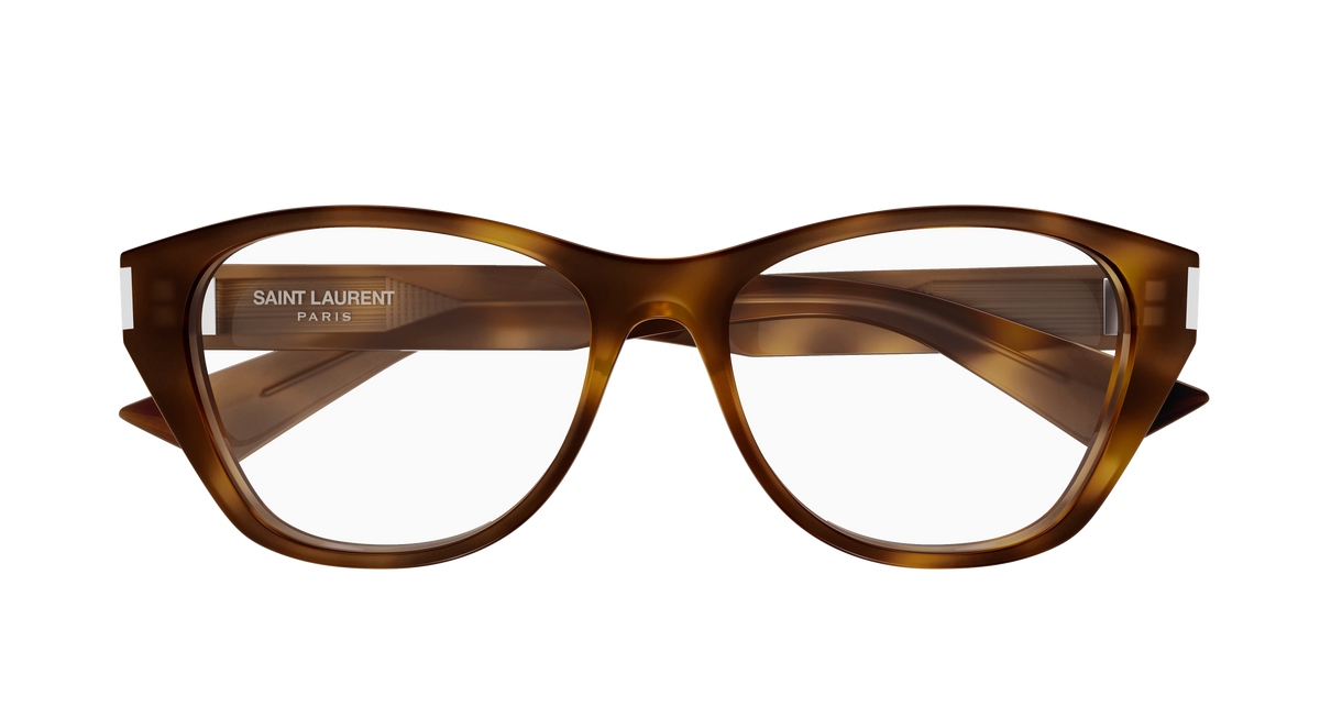 Saint Laurent Corner Angle SL 929 Havane 002 de face - Les Lunettes de Pauline