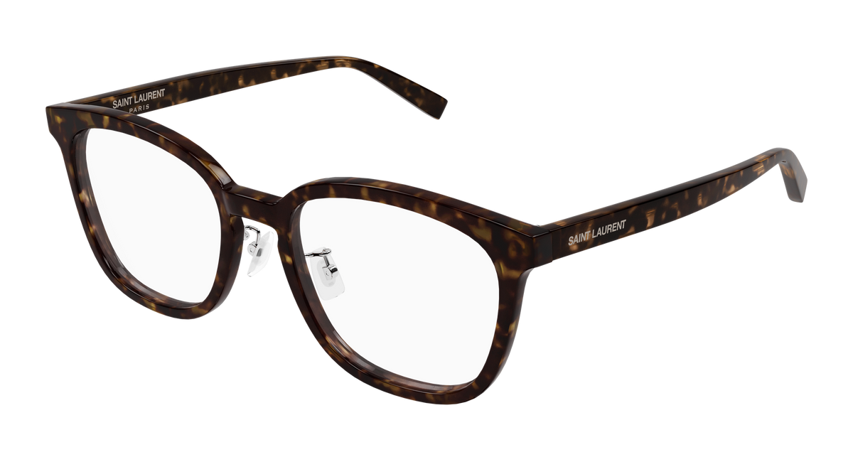 Saint Laurent SL Logo SL 917/F Havane 002 vue trois-quarts - Les Lunettes de Pauline