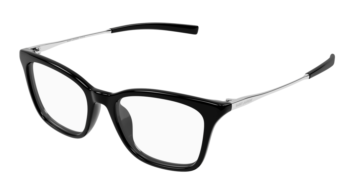 Saint Laurent SL Logo SL 933 Noir 001 vue trois-quarts - Les Lunettes de Pauline