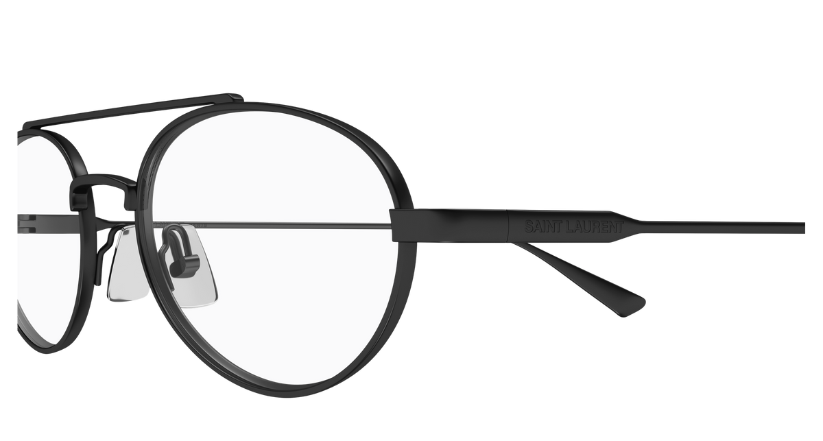 Saint Laurent SL Logo SL 951 OPT Noir 001 vue de profil - Les Lunettes de Pauline