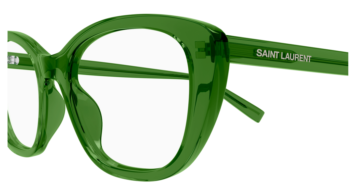 Saint Laurent SL Logo SL 945 Vert 004 vue de profil - Les Lunettes de Pauline