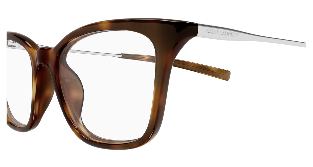 Saint Laurent SL Logo SL 933 Havane 002 vue de profil - Les Lunettes de Pauline