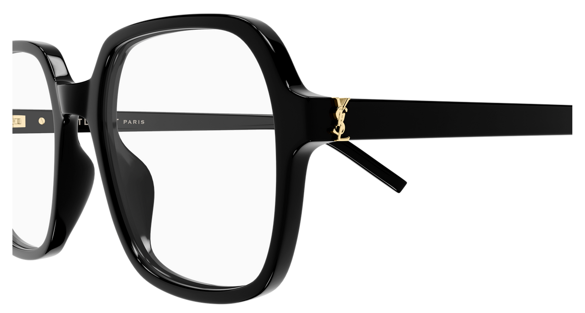 Saint Laurent Monogram SL M190 Noir 001 vue de profil - Les Lunettes de Pauline