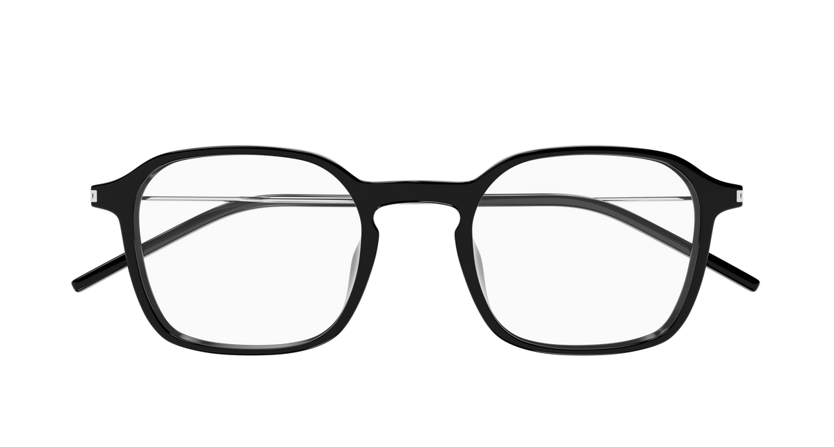 Saint Laurent Corner Angle SL 954 Noir 001 de face - Les Lunettes de Pauline