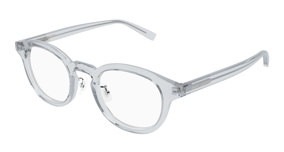 Saint Laurent SL Logo SL 907/F Gris 003 vue trois-quarts - Les Lunettes de Pauline