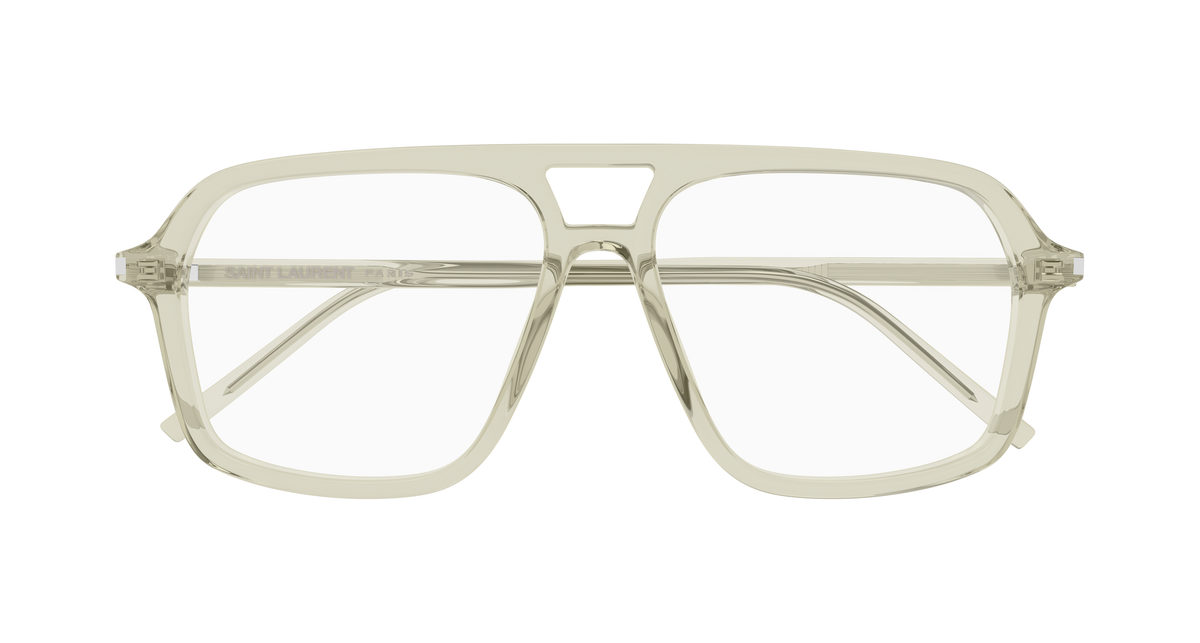 Saint Laurent Corner Angle SL 960 Vert 004 de face - Les Lunettes de Pauline