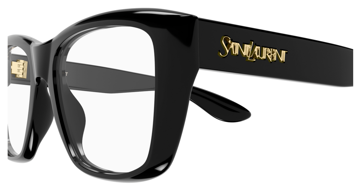 Saint Laurent SL Logo SL 925 Noir 001 vue de profil - Les Lunettes de Pauline