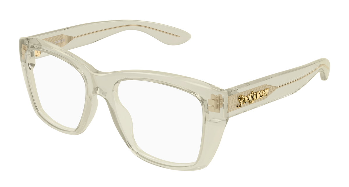 Saint Laurent SL Logo SL 925 Vert 004 vue trois-quarts - Les Lunettes de Pauline