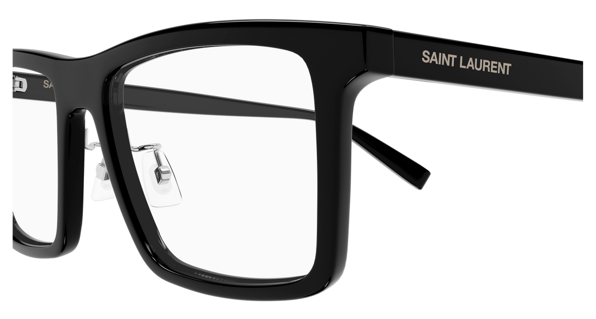 Saint Laurent SL Logo SL 906/F Noir 001 vue de profil - Les Lunettes de Pauline