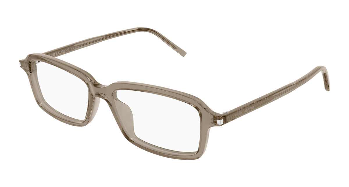 Saint Laurent Corner Angle SL 938 OPT Brun 003 vue trois-quarts - Les Lunettes de Pauline