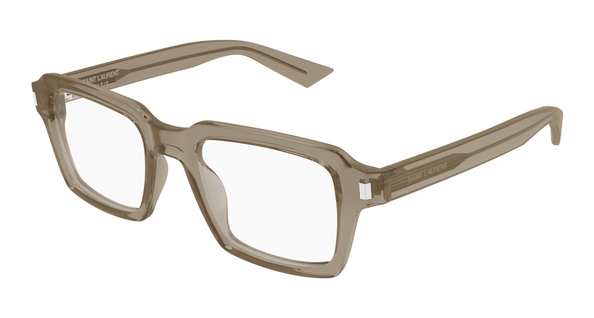 Saint Laurent Corner Angle SL 947 OPT Brun 005 vue trois-quarts - Les Lunettes de Pauline