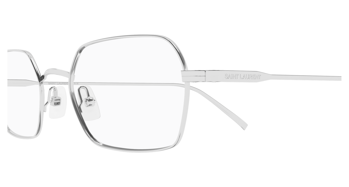 Saint Laurent SL Logo SL 952 OPT Argent 002 vue de profil - Les Lunettes de Pauline