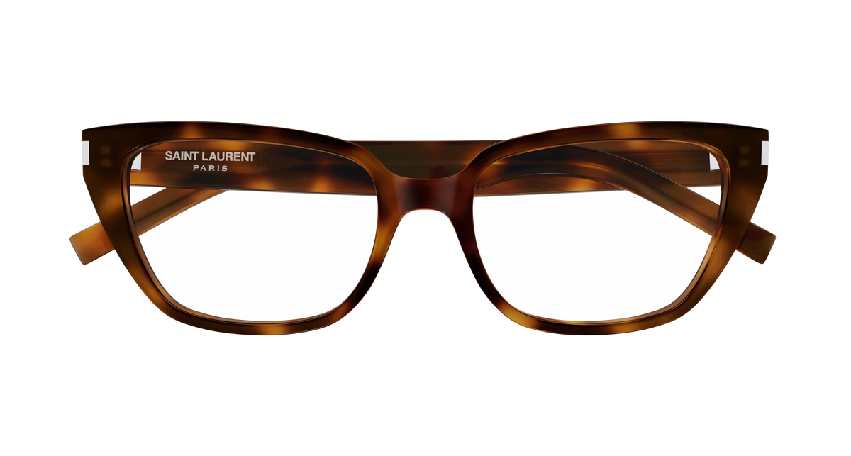 Saint Laurent Corner Angle SL 896 Havane 003 de face - Les Lunettes de Pauline