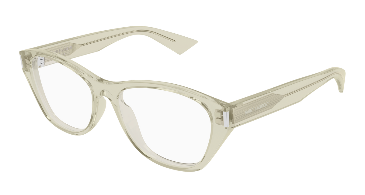 Saint Laurent Corner Angle SL 929 Vert 004 vue trois-quarts - Les Lunettes de Pauline