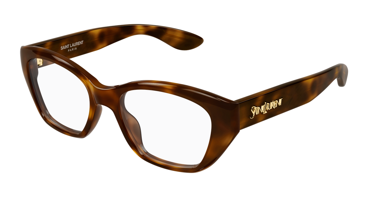 Saint Laurent SL Logo SL 924 Havane 002 vue trois-quarts - Les Lunettes de Pauline