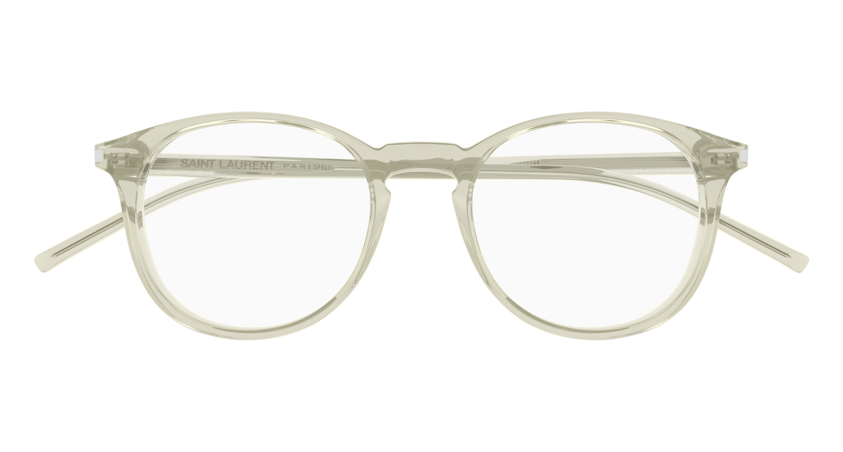 Saint Laurent Corner Angle SL 106 Vert 028 de face - Les Lunettes de Pauline