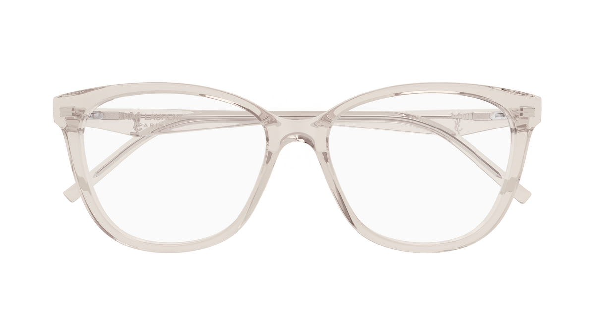 Saint Laurent Monogram SL M187/F Beige 004 de face - Les Lunettes de Pauline
